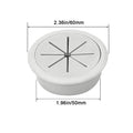 50mm 60mm Cable Grommet Desk Cord Hole Cover, Wire Outlet Port Threading Box Cover for Office Table Countertop Cable Management