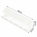 2024 Under Desk Cable Management Cable Tray Under Desk With Clamp Power Strip Cord Holder No Drilling Sturdy Spacious supplies