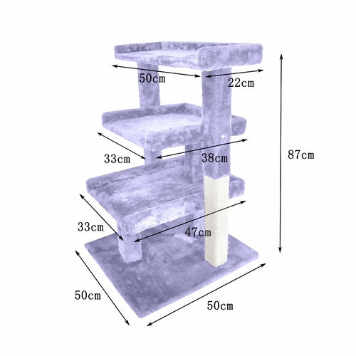 PaWz Pet Cat Tree Scratching Post Scratcher Trees Pole Gym Condo Home